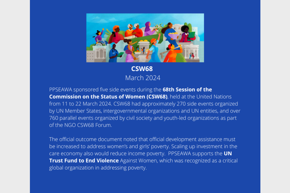 PPSEAWA at CSW68